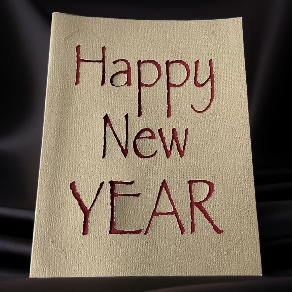 🎉Happy New Year Card – R20(4.25 x 5.5 in) Size (Pack of 10)